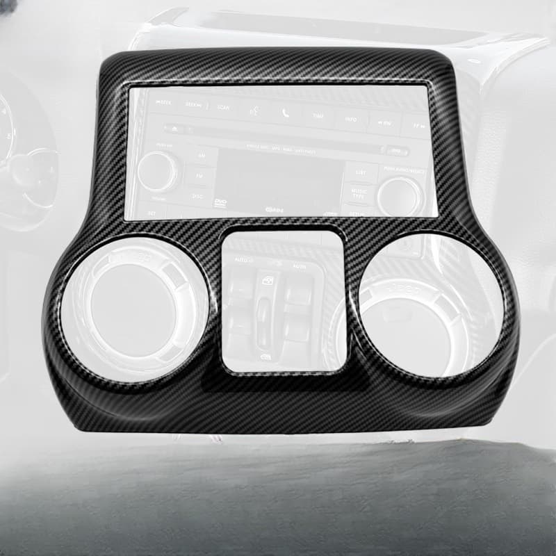 For 11-17 Jeep Wrangler JK Center Console Trim Panel Interior Modification Car Accessories