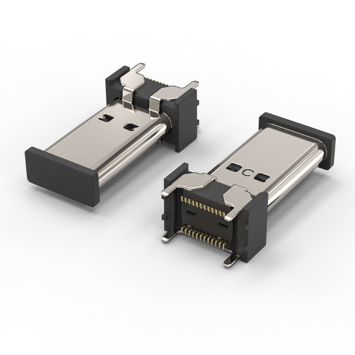 TYPE-C female socket 24pin vertical SMD 12.0-13.0-13.5-14.0-15.0-20.0