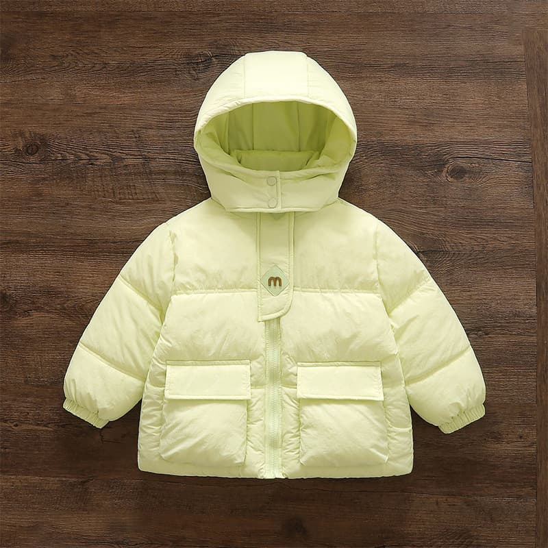 M385 Winter Outdoor New Children's Cotton Coat Baby Girl Winter Jacket Fashionable Warm Thickened Cotton Coat