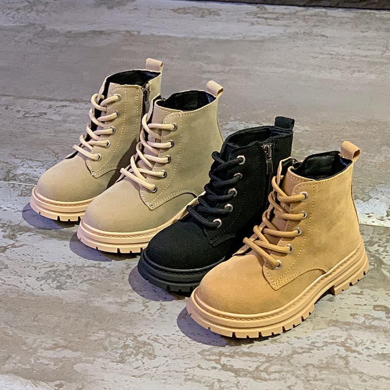 Children's Martin Boots 2025 Autumn/Winter New Style Boys Fashion Yellow Boots Girls Anti-Slip Low-Top Boots Export Boots
