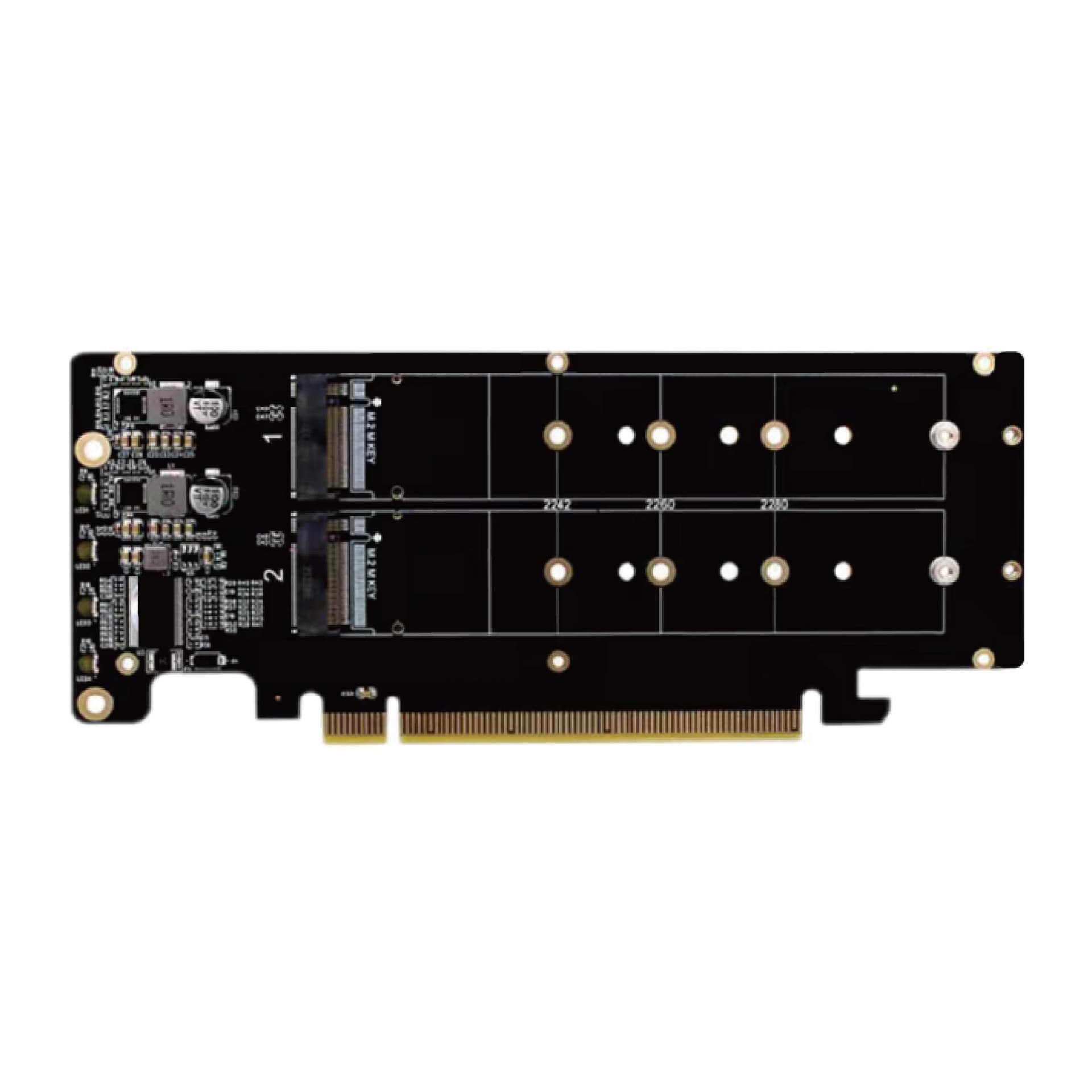 PCIe 4-Bay NVMe RAID Card