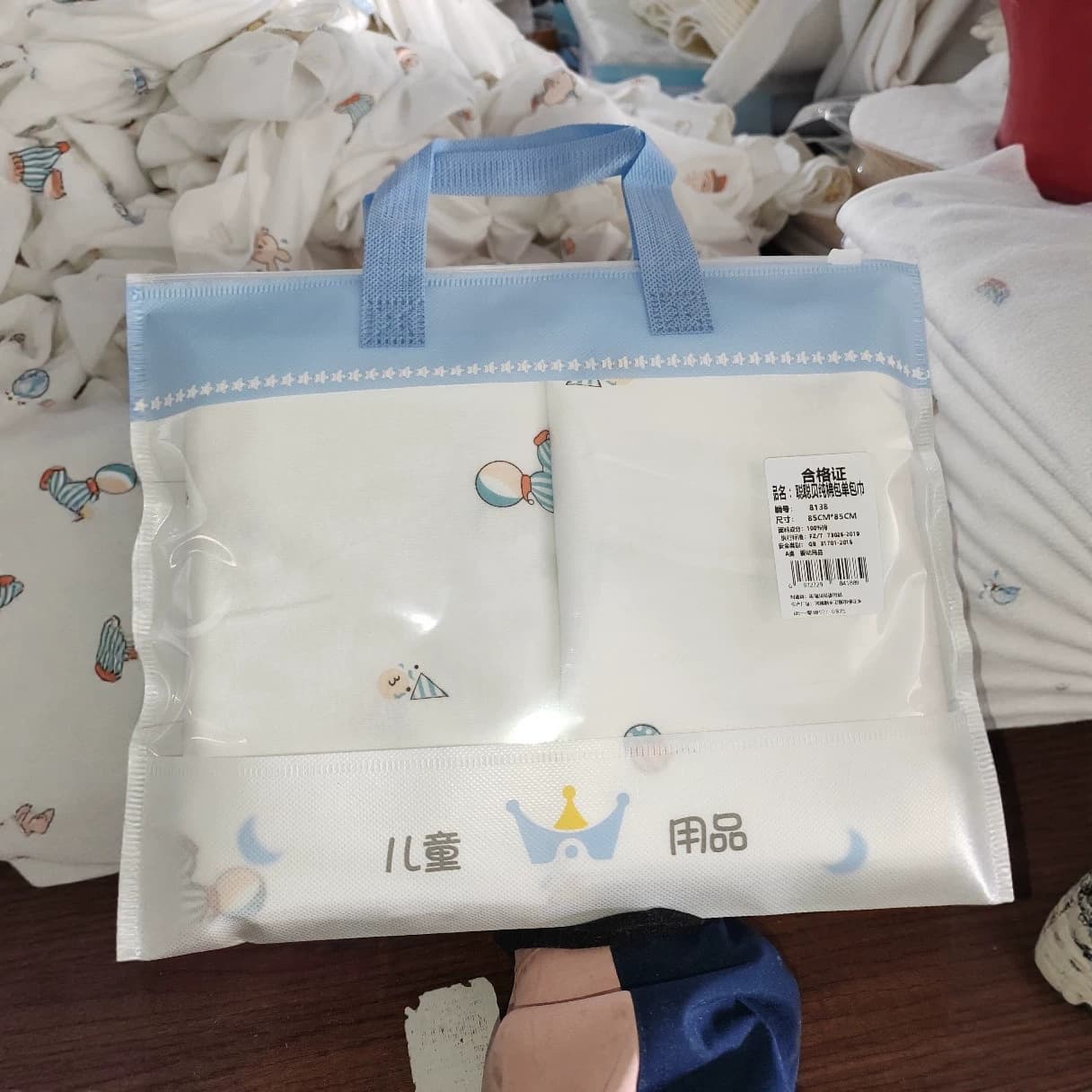 Pure Cotton Cartoon Flannel Swaddle Blanket for Newborn Baby, Wrapping Cloth, Cover Blanket