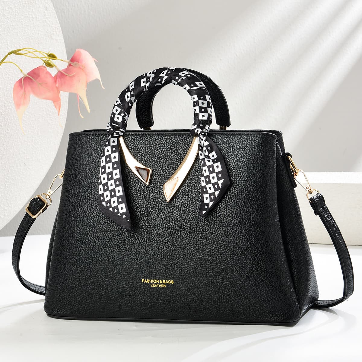 Handbag Women 2025 New Cross-Border Fashion Large Capacity Middle-Aged Mother Bag Multi-Compartment Shoulder Crossbody Bag