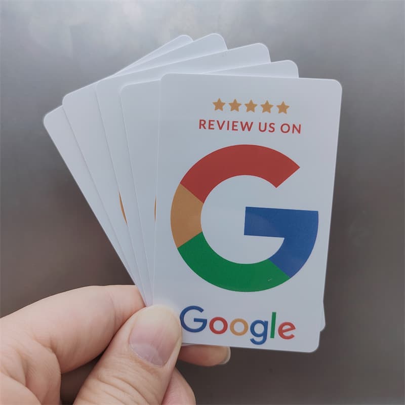 On-demand write change website jump comments google review card high frequency NFC ic smart card