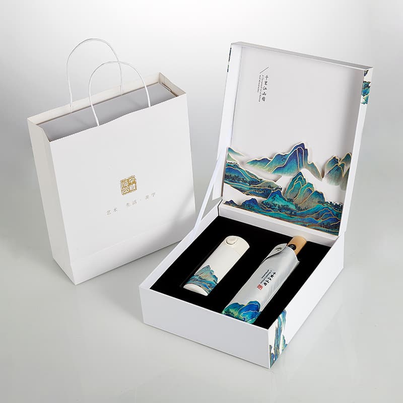 Practical Teacher's Day gifts for male and female teachers souvenir set Qianli Jiangshan creative gift box souvenir prizes