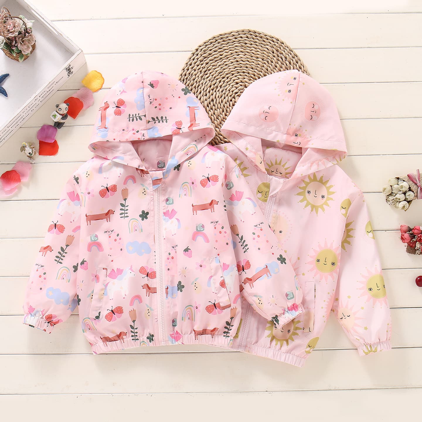 Cross-border Children's Jacket Girls Thin Spring Autumn Waterproof Windbreaker 2026 New Outdoor Jacket Windproof Coat