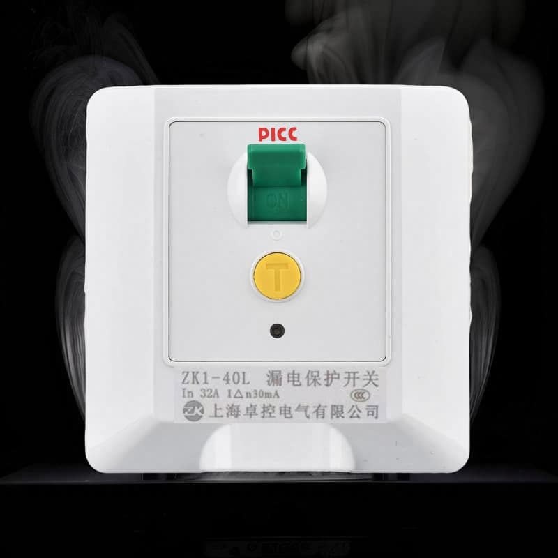 Original ZK1-40L Leakage Protection Switch 86 Type 40A for Home Air Conditioners, Cabinet Units, and Water Heaters