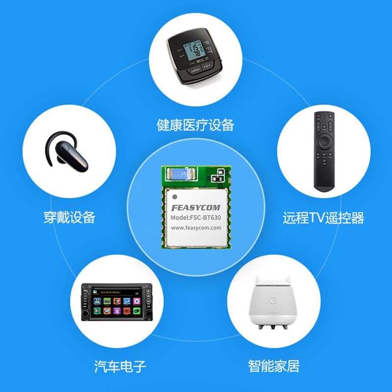 BT630 master-slave integrated, BLE serial port transparent low-power module - for automotive electronics/smart home applications, etc.
