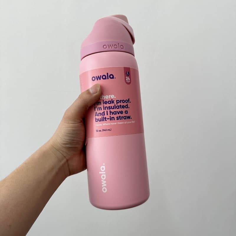Owala FreeSip Fruit Cup Amazon Same Style Temu Same Style Portable Sports Water Bottle Stainless Steel Insulated Tumbler