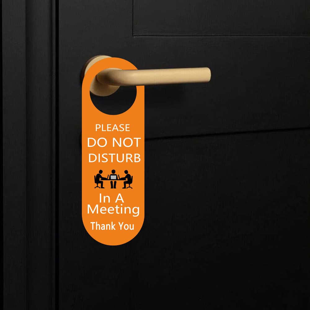 Meeting Room and Hotel Room Identifier, Do Not Disturb Door Hanger, Welcome Sign