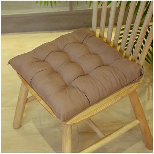 All-Season Solid Color Student Cushion for Prolonged Sitting, Simple Dining Chair Classroom Seat Pad, Comfortable Office School Bubble Cushion