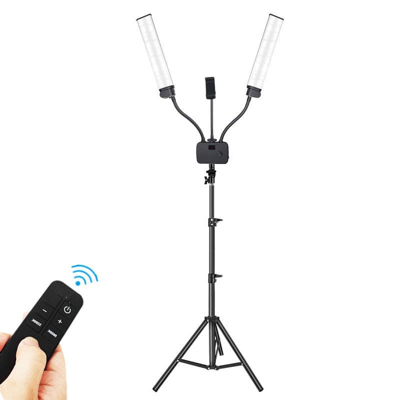 Cross-border 45W Dual Arm Photography Light Portable Foldable LED Phone Selfie Beauty Fill Light