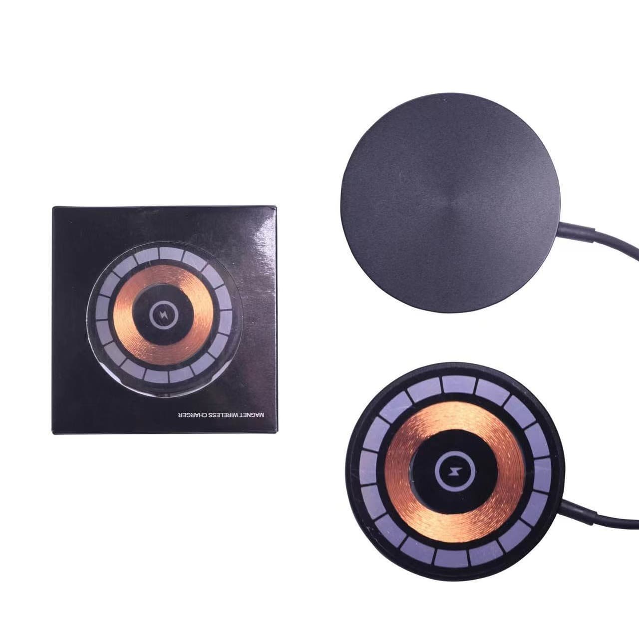 Compatible with Apple MagSafe 15W Fast Charging Magnetic Wireless Charger Transparent