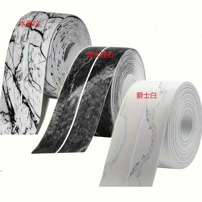 Suitable for Amazon, TEMU, AliExpress cross-border MU marble pattern hot-selling waterproof, mold-proof toilet and stove stickers