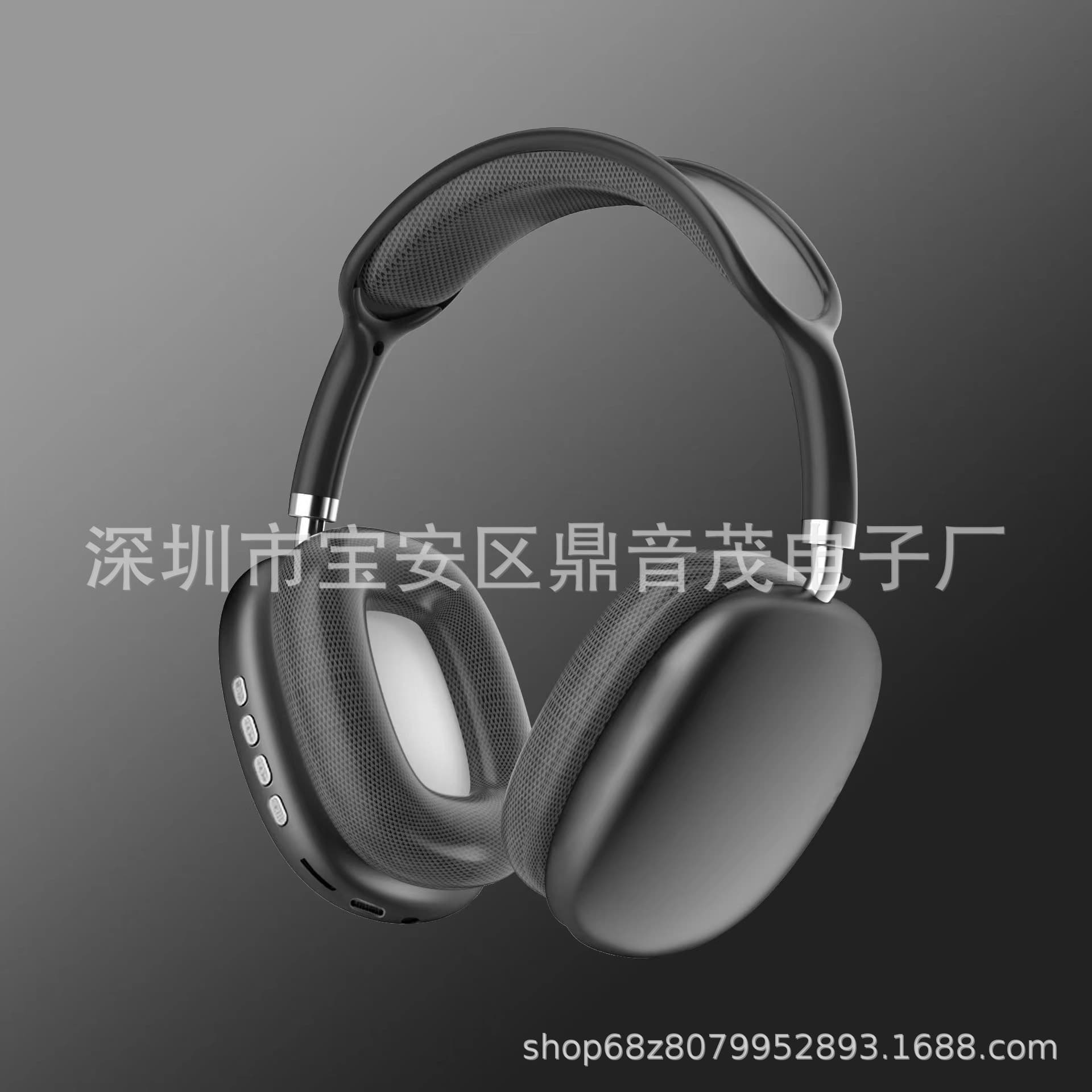 Wholesale Cross-Border Hot-Selling Headphones Compatible with Apple P9 Pro Max Over-Ear Headset Bass Wireless Bluetooth Earphones