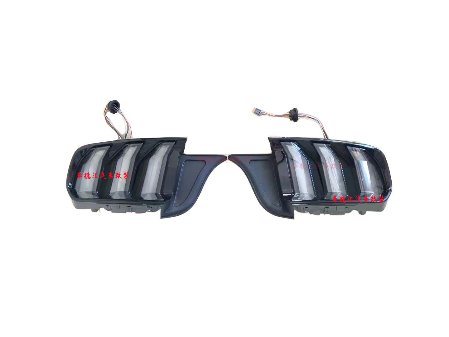 Compatible with Ford Mustang Smoked Taillights Mustang Rear Tail Lights Upgrade Modified Tail Lights LED Car Rear Tail Lights