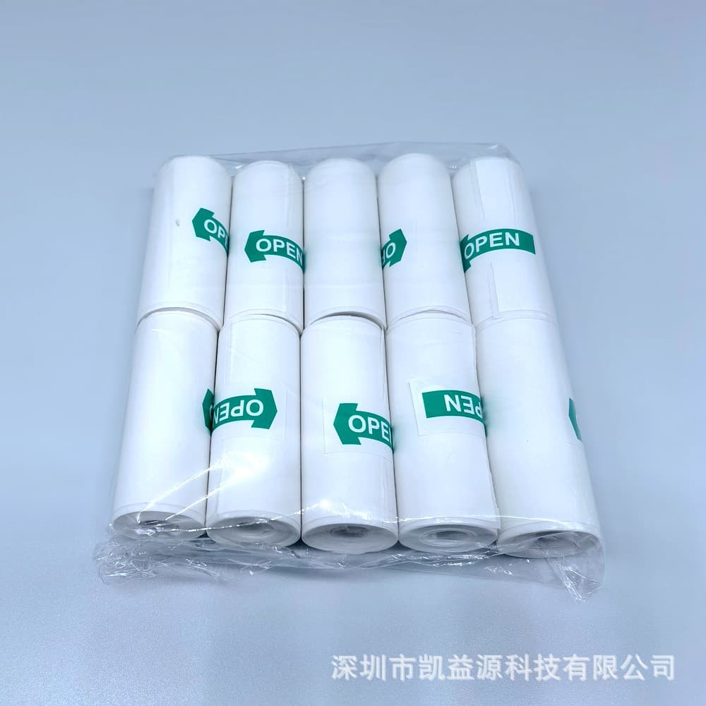 Factory Wholesale White Self-Adhesive Printing Paper for Mini Printer 57X25mm Coreless Adhesive Thermal Printing Paper