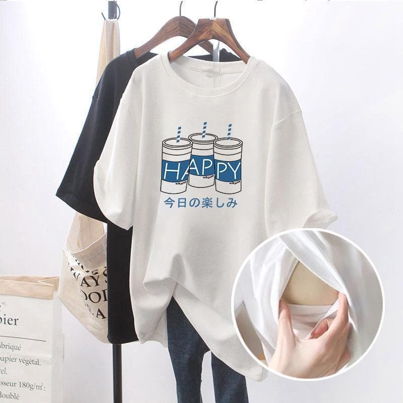 95% Polypropylene T-shirt Breastfeeding Summer Top Women Clothing Outdoor T-shirt Summer Spicy Mom Style