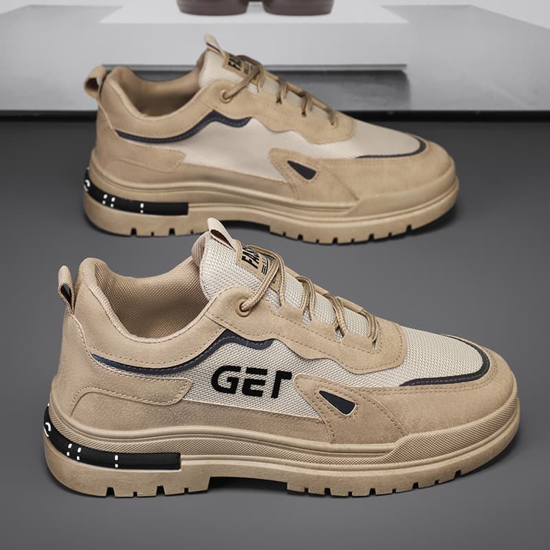 Spring Labor Protection Shoes Men's 2025 New Winter Work Mesh Shoes, Breathable Anti-Slip Work Shoes for Construction Sites