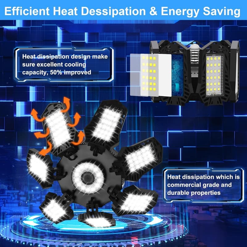 2026 Autumn/Winter Cross-border Foreign Trade New 2/4/Deformable LED Ceiling Light