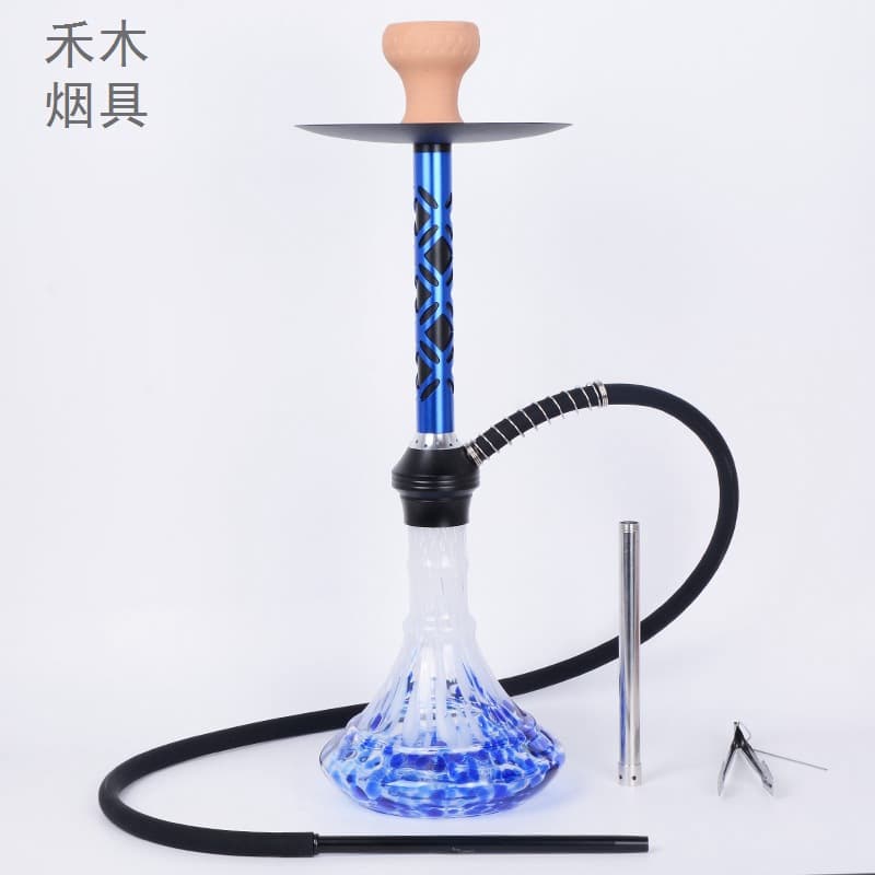 Foreign trade hookah factory medium diamond hollow smoke hookah with color dot hookah shisha 981