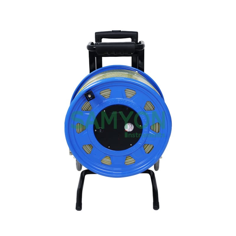 Steel tape water level gauge, audible and visual alarm for water level measurement, well depth measuring instrument, hydraulic testing, in stock