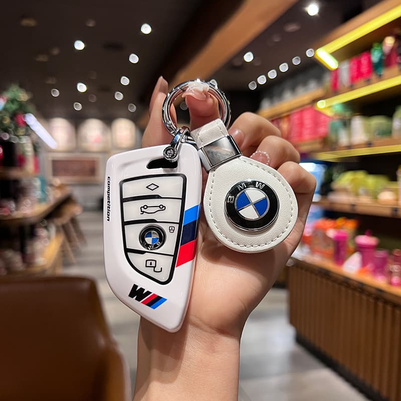 Suitable for BMW key cover 325li new 5 series 530l new X1X2X3X5 blade car high-end buckle case