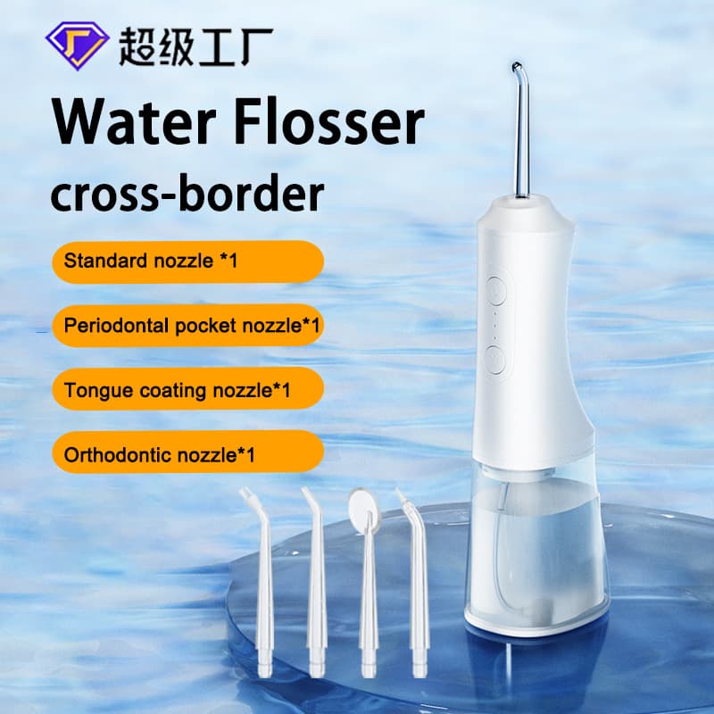 Cross-border Home Removable Dental Flosser Oral Calculus Remover Electric Portable Water Flosser Large Water Tank Oral Irrigator