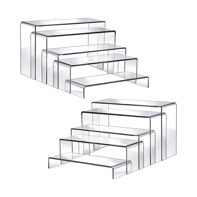 High-Transparency Acrylic U-Shaped Display Stand for Action Figures, Toy Storage, Cosmetic Display, and Shoe Rack – In Stock