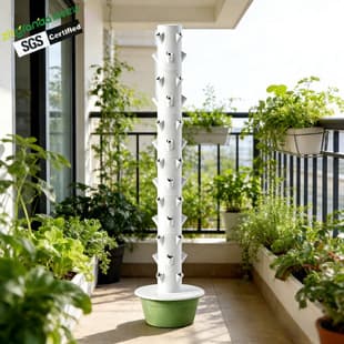 Cross-border Hydroponic System 10-layer Vertical Hydroponic Tower Smart Vegetable Growing Soilless Cultivation Equipment Column Planter