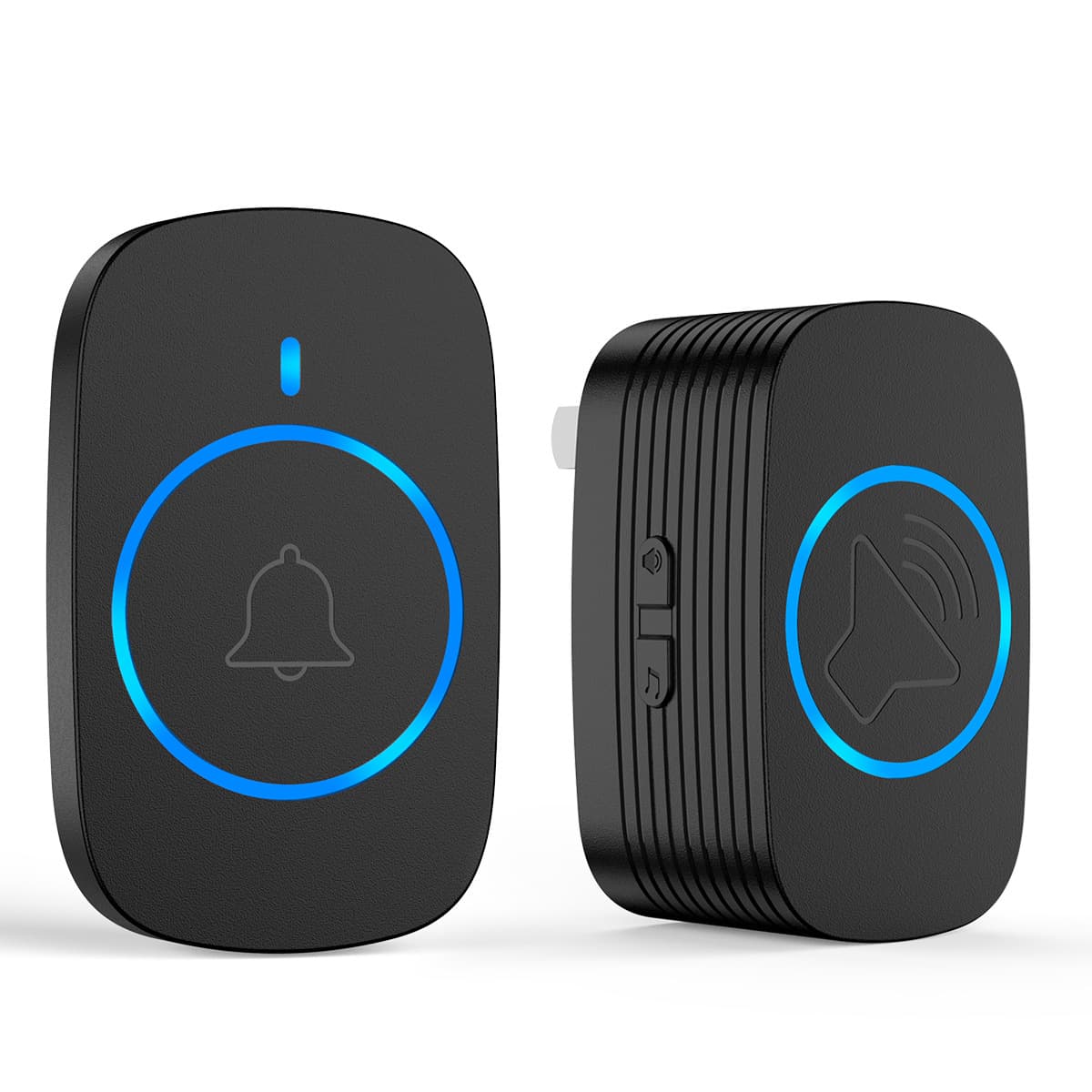 Factory direct sales high-end home wireless doorbell AC digital music doorbell ultra-long distance remote control doorbell cross-border