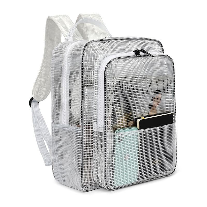 Anti-static Full PVC Cleanroom Backpack Transparent Mesh Backpack Tool Bag Cleanroom Backpack