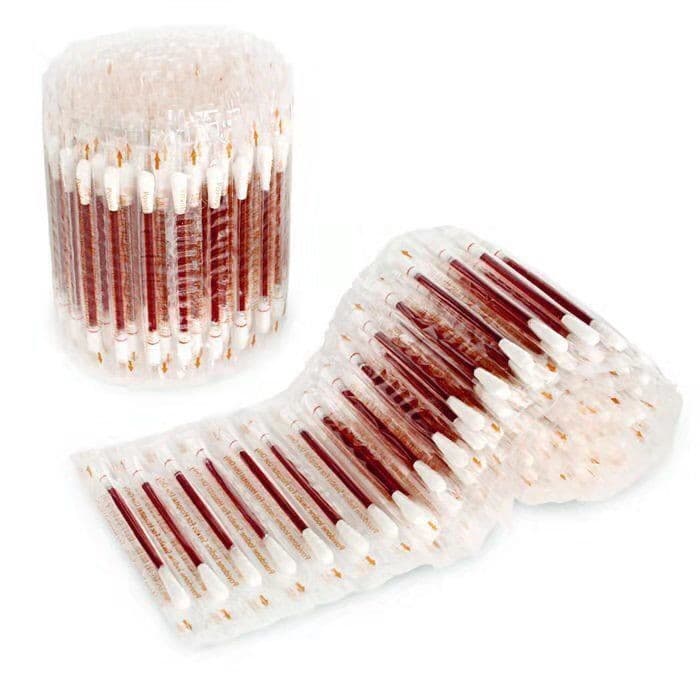 Bulk disposable household travel iodine swabs, newborn umbilical cord disinfection portable sterilized iodine cotton swabs