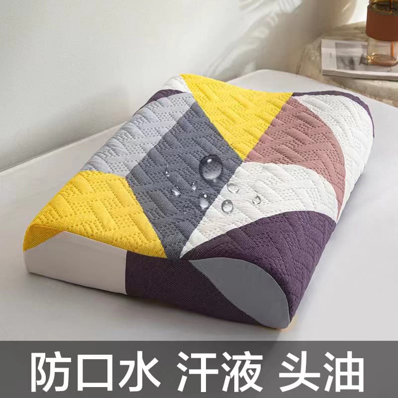 Wholesale Waterproof Anti-Hair Oil Sweat Latex Pillowcases, Thai Rubber Memory Foam Pillow Inner Core Covers 30x35x40
