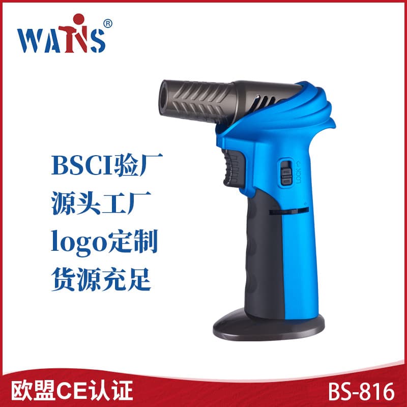 Wansheng Factory Direct Portable Rotatable Nozzle Jet Direct Blue Flame BBQ Steak Torch
