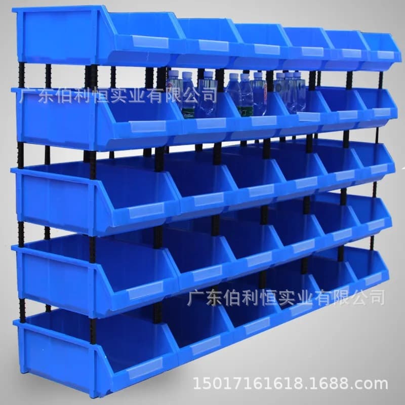 Thickened Assembly Parts Bin Slanted Storage Box Shelf Bin Material Box Component Box Hardware Screw Box