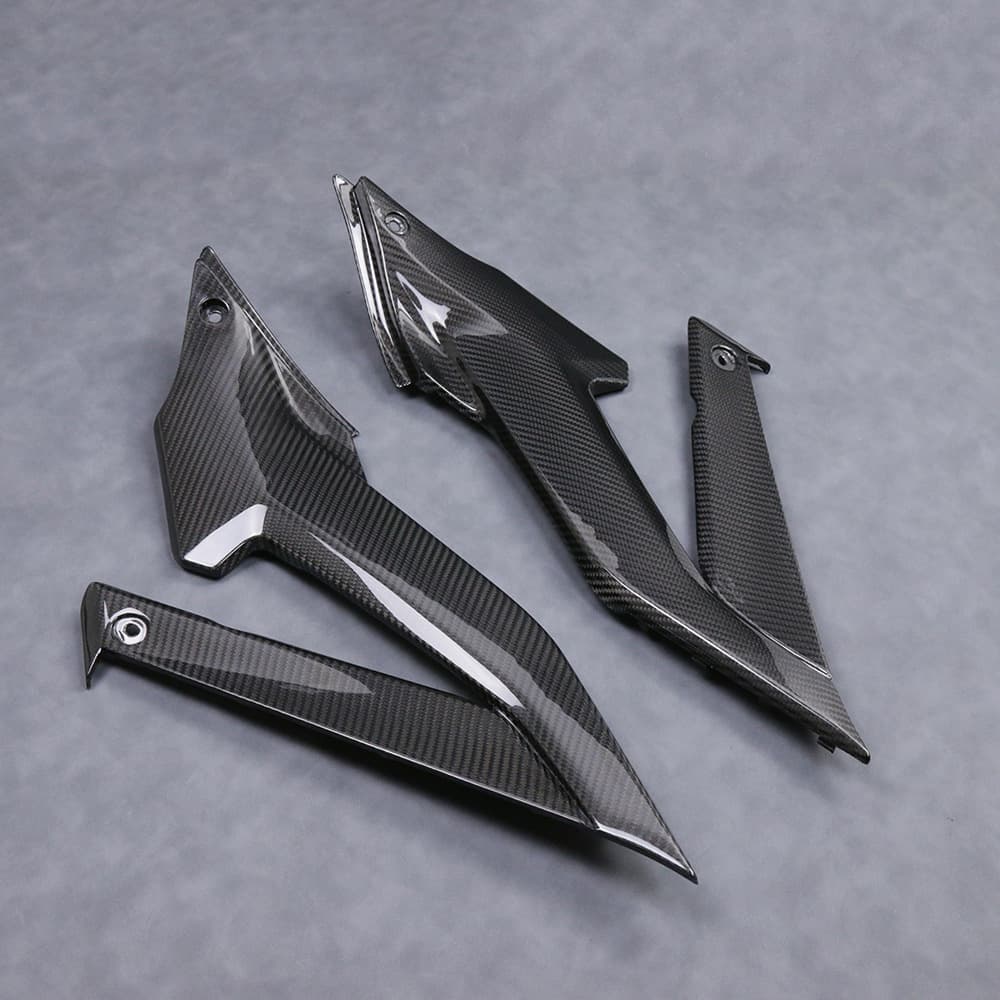Carbon Fiber Seat Side Panel Cover for YAMAHA R3 Motorcycle Modification Accessories Cross-border