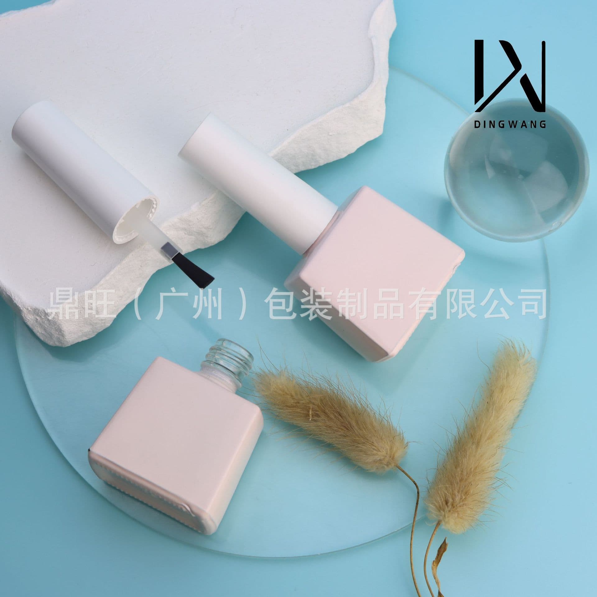 12ml Nail Gel Empty Bottle, Nail Gel Refill Bottle, Light-Blocking Nail Gel Functional Gel Glass Bottle