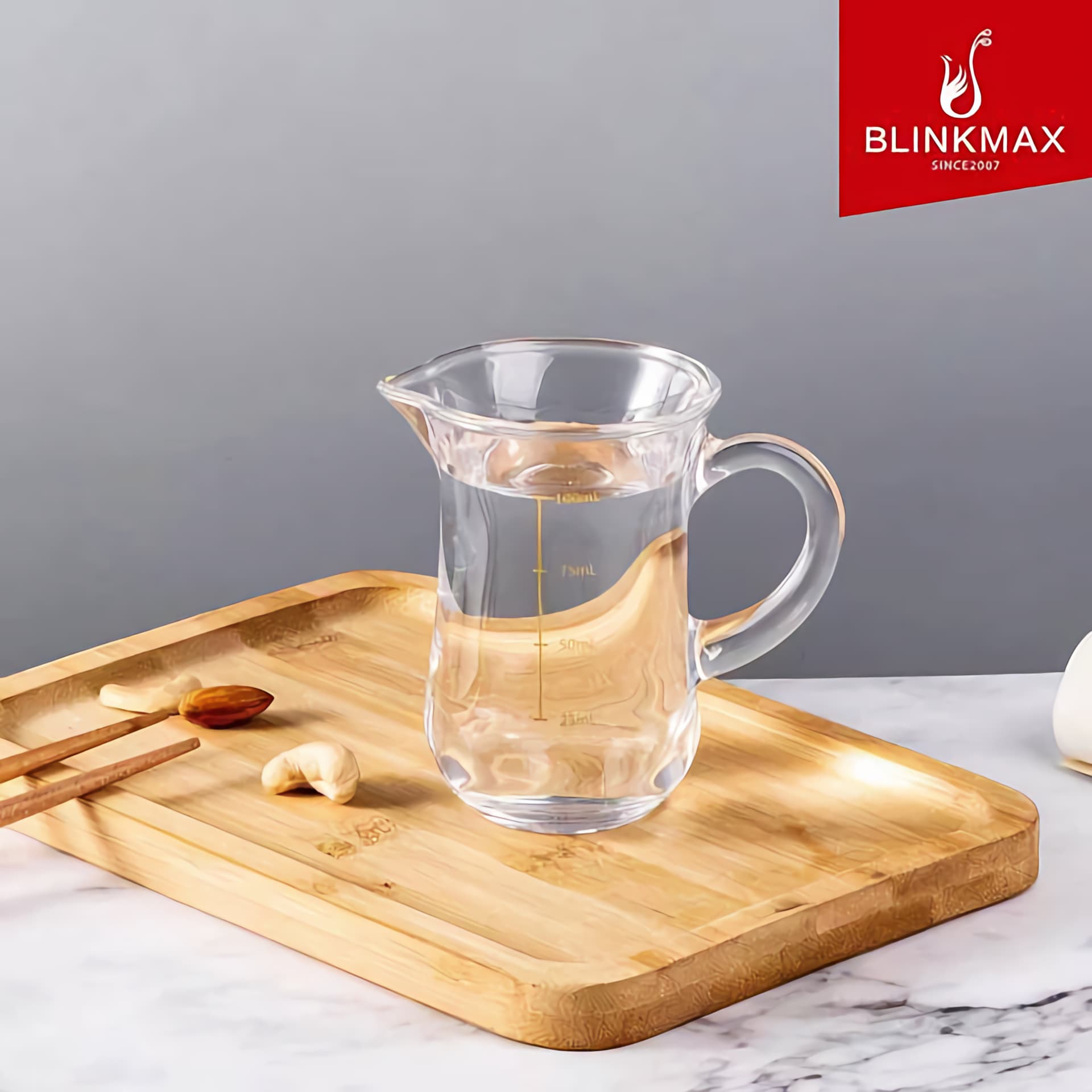 Lizun Baijiu Dispenser with Graduation Small Glass Wine Flask for Home, Commercial Use, Hotel, Restaurant, Spirits Dispenser Wholesale