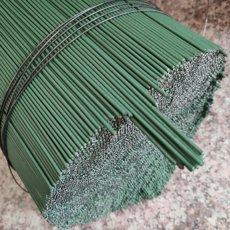 2mm Coated Flower Stem 30cm Green Floral Wire Simulation Flower Handmade DIY Craft Artificial Floral Arrangement