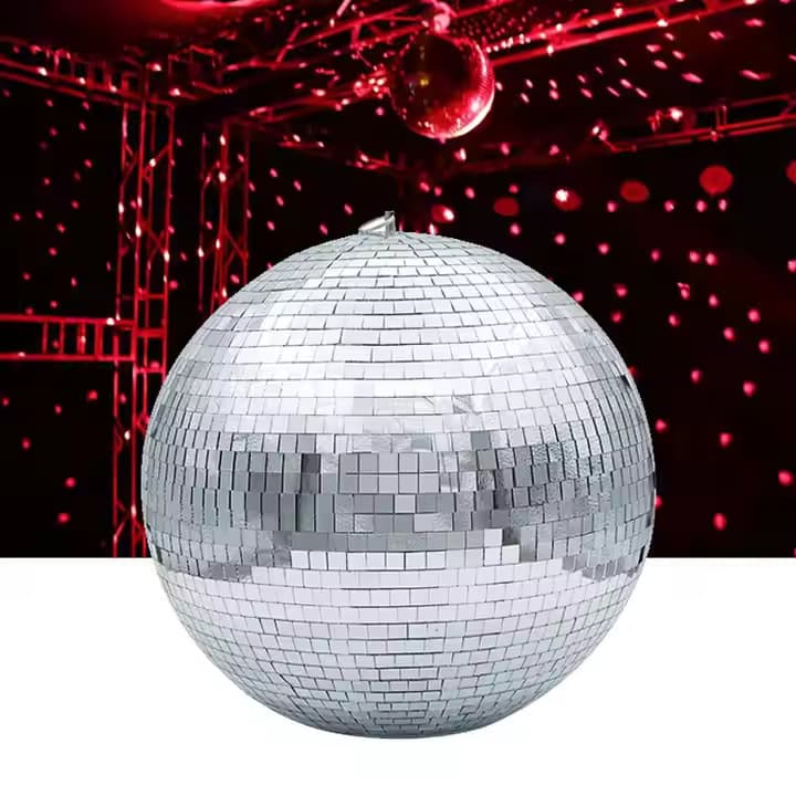 Cross-border stage disco mirror reflective ball ktv bar flash ball wedding dance hall disco glass ball