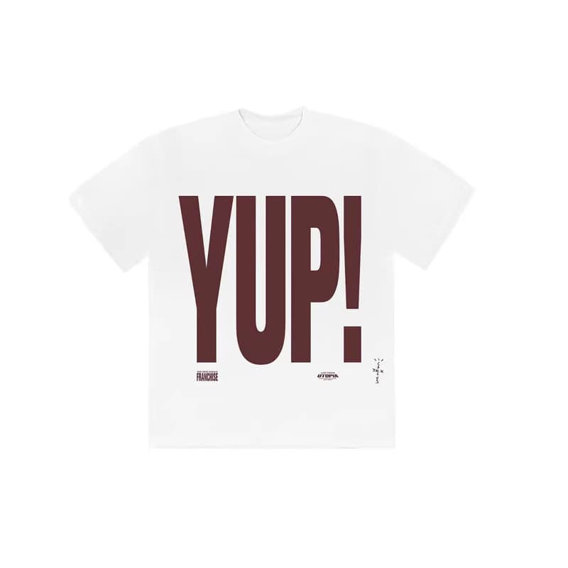 [Cross-border European code] 2026 Travis Scott Franchise Promo T-shirt White