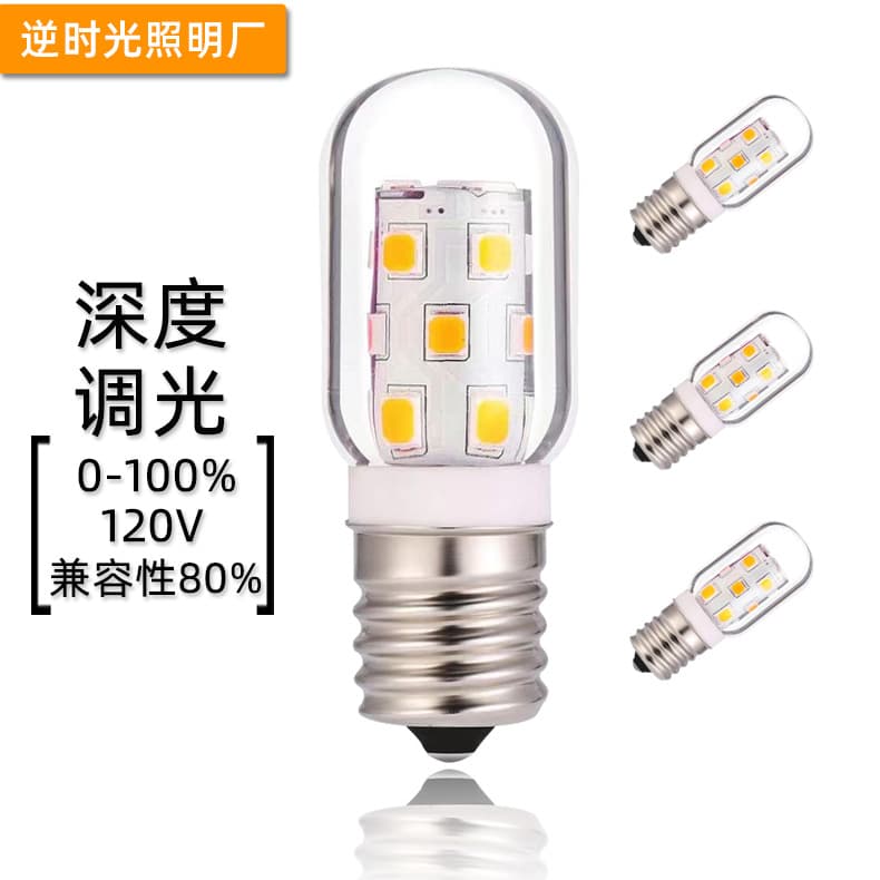 E17 3W 360 Lumens LED Deep Dimmable Microwave Oven Range Hood Refrigerator 18-Bead Corn Bulb