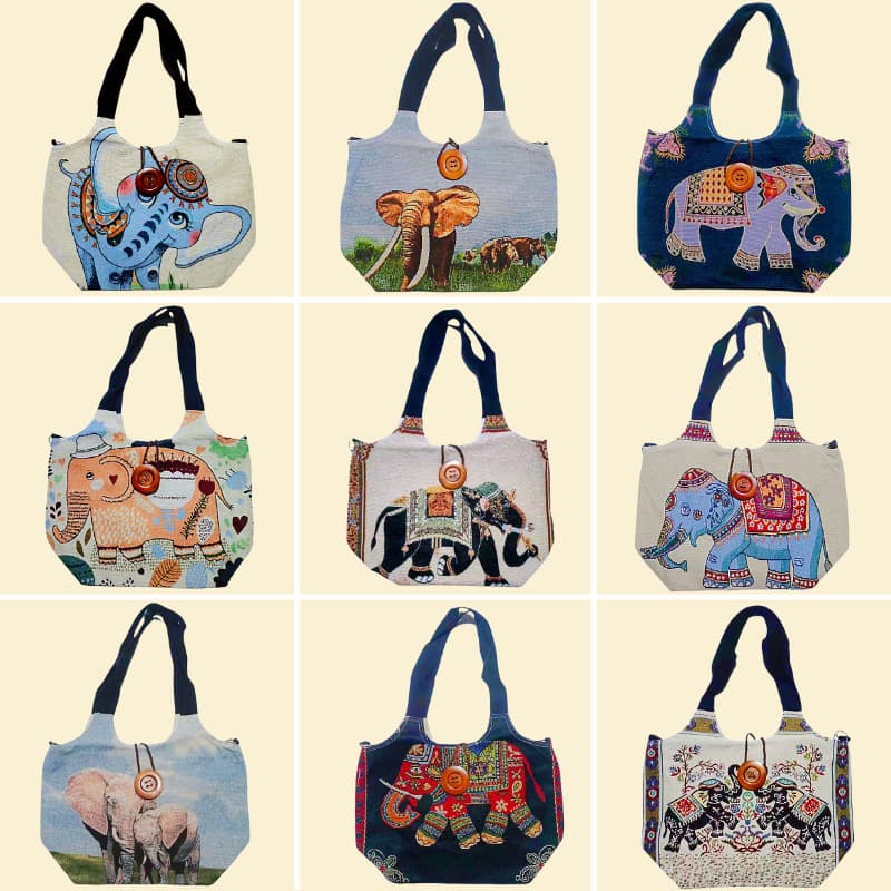 Ethnic Embroidery Large Bag Exquisite Versatile Shoulder Bag Chinese Style Canvas Durable Handbag