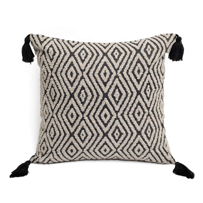 Modern Minimalist Jacquard Throw Pillow Cover for Hotel and Home Decoration, Patchwork Cushion Cover for Bedroom Headboard, Wholesale