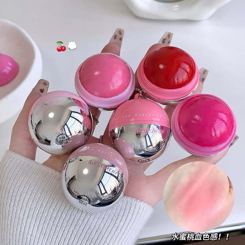 Gege Bear Clear Watery Blush Ball Tipsy Natural Delicate Atmosphere Eye Makeup Youthful Girl Blush Powder