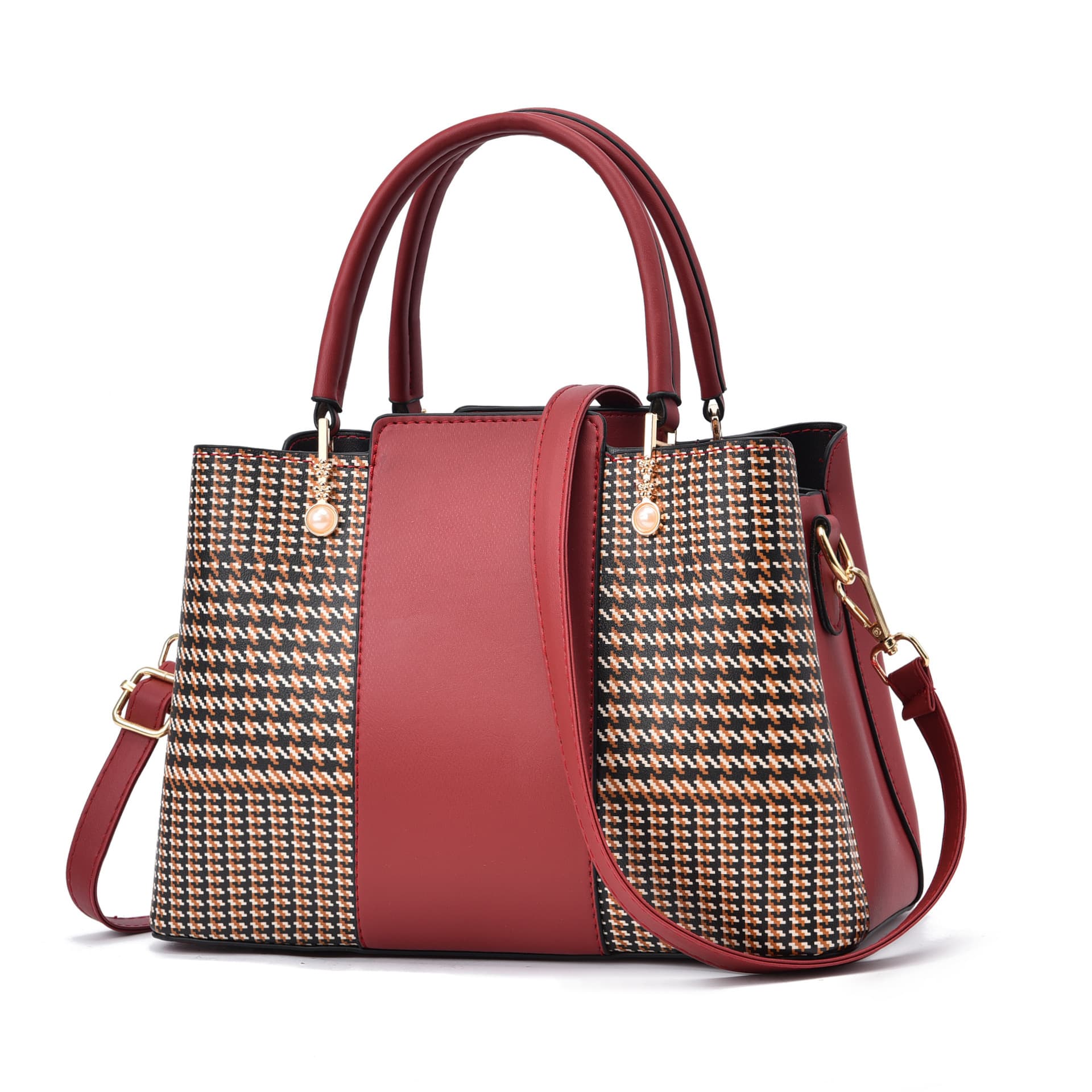 2025 New Fashionable Handbag for Middle-aged Women, Spacious Tote Shoulder Crossbody Bag