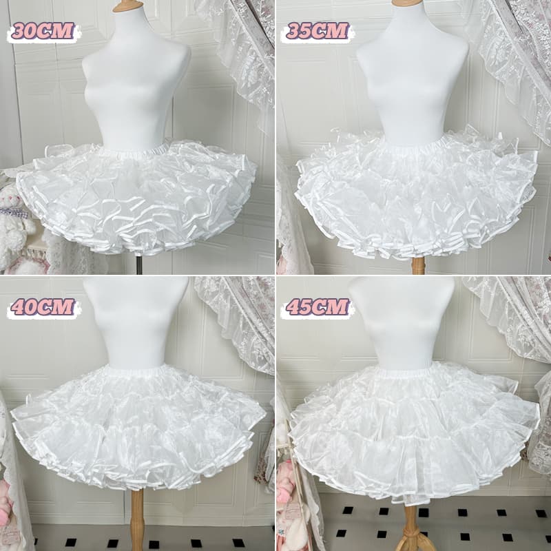 Petticoat Lolita daily boneless soft tulle support Lolita short cos flying puffy skirt support violent cloud support