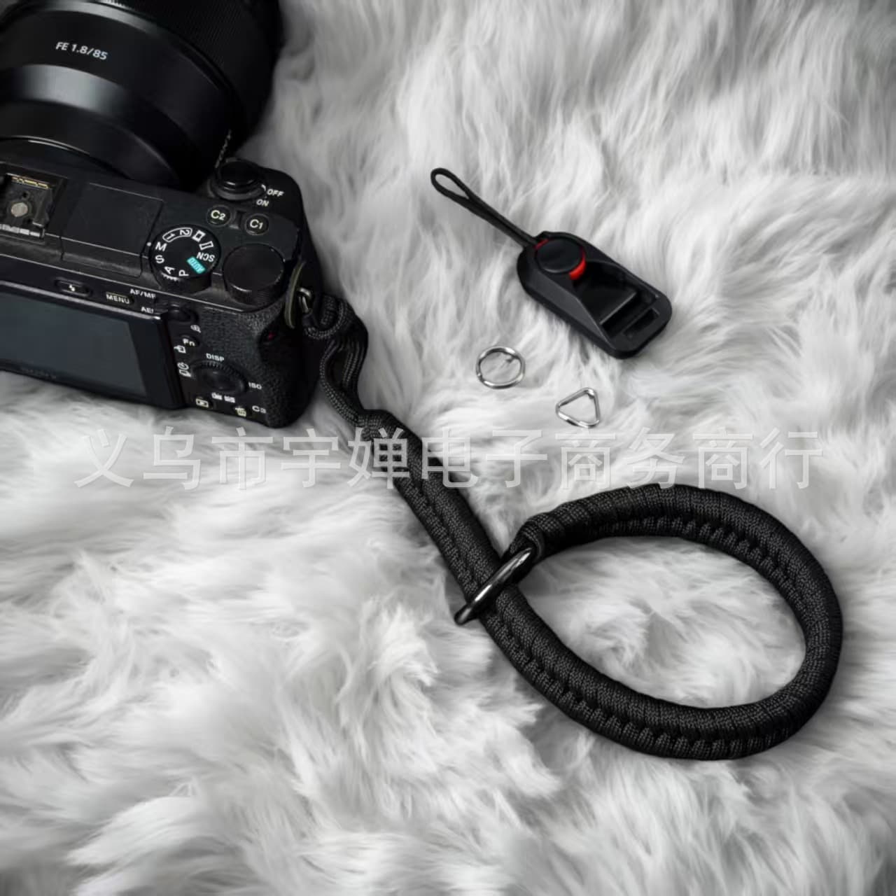 Handwoven Camera Wrist Strap Outdoor Paracord Camera Lanyard with Quick Release Buckle Digital Accessory Wrist Strap