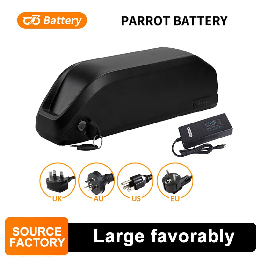 Parrot 36V48V52V lithium battery eBIKE battery manufacturer
